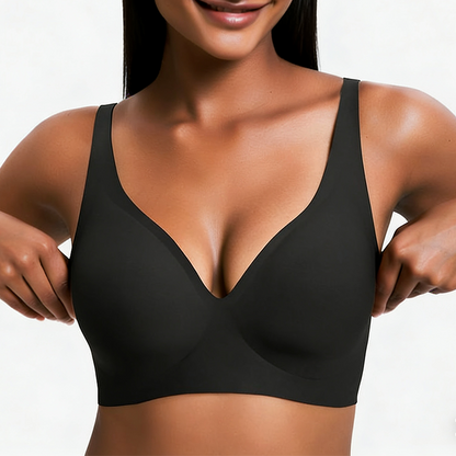🎅🎄Christmas Sale Day! VRCOMFY Jelly Wireless Seamless Push-Up Bralette — Ultra-Comfortable T-Shirt Bra