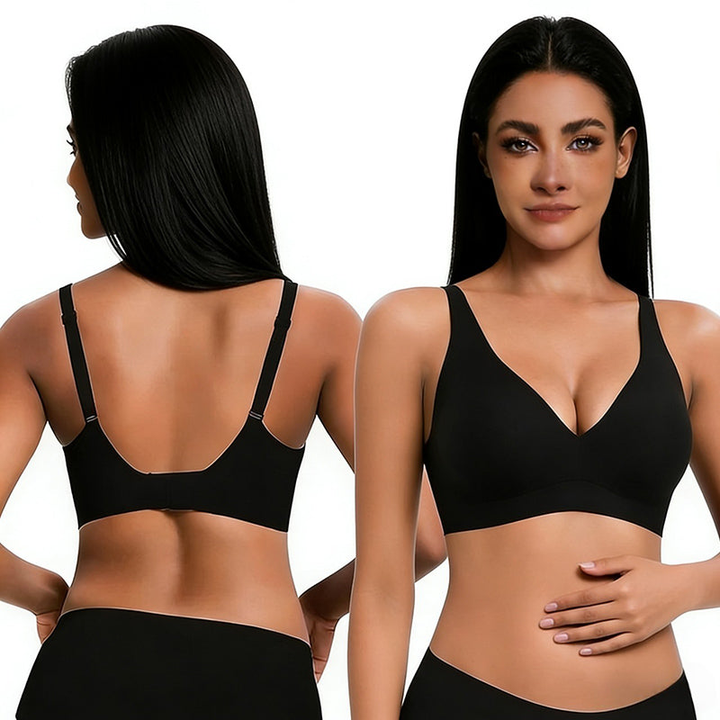 🎅🎄Christmas Sale Day! VRCOMFY Jelly Wireless Seamless Push-Up Bralette — Ultra-Comfortable T-Shirt Bra