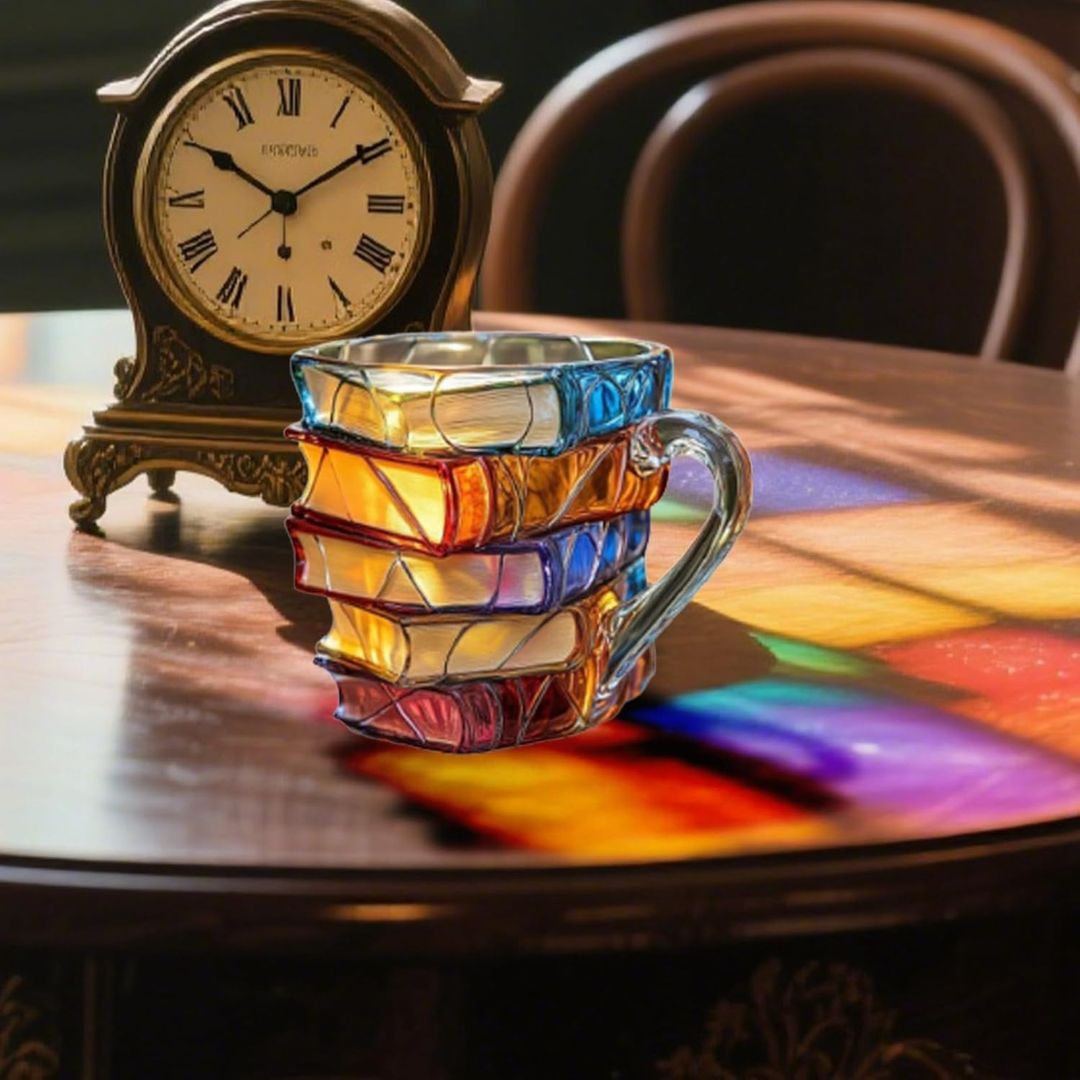 Handmade 3D Reading Happiness Mug - Original