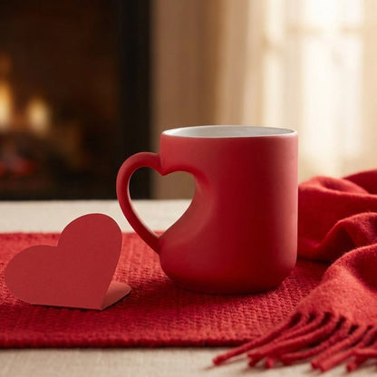 ❤️Heart-shaped Color-changing Ceramic Mug