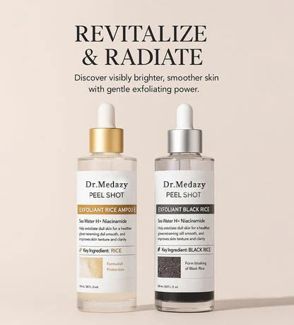 🔥LAST DAY SALE 70% OFF 🔥 Peel Shot Glow Rice Ampoule Duo - Serums for Brightening, Exfoliating, and Moisturizing🌾