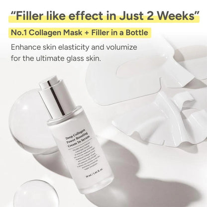 Last 3 Hours 50% OFF 🔥 Editor Glass Skin Collagen Plumping Cream-in-Serum | Gentle Nourishing Korean Skincare Moisturizer for Firming & Hydrating